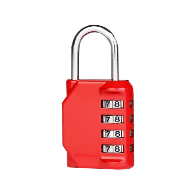 TopLLC Password Lock, Four Digit Password Lock, All Metal, Medium Password Lock,