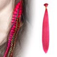 thumbnail image 2 of WIFKLSIIPG 100 Pcs 1 Paquet de Bâton d'Extension de Cheveux Plume Colorée Extension de Cheveux Brin de Cheveux Bâton de Fibre Perruque de Cheveux 13 Couleurs, 2 of 8