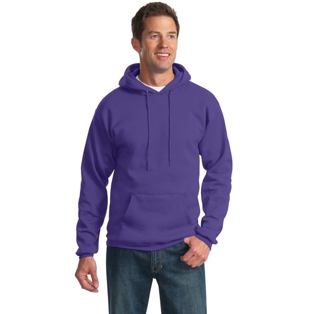 Port & Company ® Tall Essential Fleece Pullover Hooded Sweatshirt. Pc90ht Xlt Purple