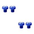 thumbnail image 3 of maskred 2 Pcs M10x1.25 Rétroviseurs Vis Vis Boulons Bouchon Trou Bleu Positif 10mm 2Set, 3 of 6