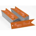 thumbnail image 2 of Inkdotpot Real Rose Gold Foil Happy Diwali Tags Favor Hang Paper Tags 50 Pieces, 2 of 6