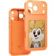 thumbnail image 1 of 5-in-1 E Ink Phone Case with NFC, Smart Ink Screen Protective Case with Screen Protector and Camera Lens Guards, DIY Photo Display Anti-Scratch Cover, 1 of 8