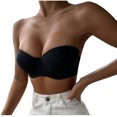 thumbnail image 2 of Bras for Women, Womens Transparent Invisible Bra With Strapless Back And Three Rows Of Buckle Underwear, 2 of 6