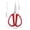 Red, variant on Birdeem Stainless Steel Scissors, Stainless Steel Household Scissors for Office and Study Students Cutting Plastic Handles Cutting Fabrics Cutting Thread Ends Pointed Diy Small Scissors