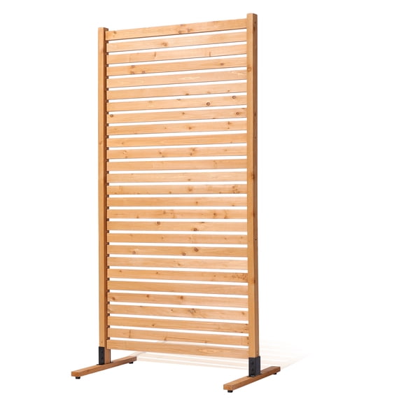 VEVOR Paravent en Bois 36 Pouces x 76 Pouces Autoportant pour l'Extérieur pour Patio