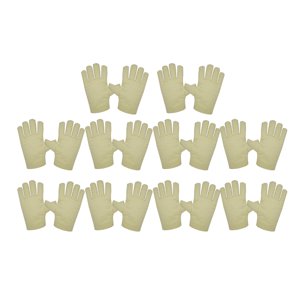 Labymos Canvas Gants Gants de protection double couche épais Gants antidérapants résistants au travail Gants pour la manipulation mécanique Travail