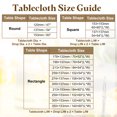thumbnail image 2 of Uxcell 2Pcs 60 x 60 Inch Clear Plastic Tablecloth, Waterproof Oilproof Square Vinyl Table Cover Protector, Table Cloth for Dining, Parties and Holidays, 2 of 6