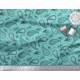 thumbnail image 3 of Soimoi Polyester Crepe Fabric Floral & Paisley Decor Fabric Printed Yard 42 Inch Wide, 3 of 5