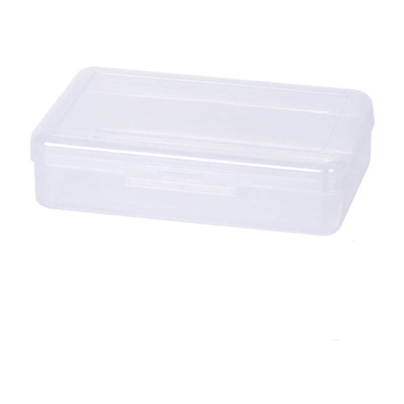 Tyidzon Pencil Case Clear Pencil Case Pencil Box, Boxes With Snap-tight Lid Stackable Design Plastic Pencil Box, Pencil Boxes