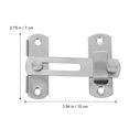 thumbnail image 2 of 3 Sets Stainless Steel Flips Latch Safety Door Flips Lock Bolt Latch Flips Lock with Screws, 2 of 9