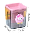 thumbnail image 3 of EGNMCR Home Office Furniture Double Hole Pencil Sharpener Small Portable Pencil Sharpener Pencil Sharpener Student Stationery Learning Tool Plastics pencil sharpener, 3 of 6