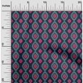 thumbnail image 1 of oneOone Viscose Chiffon Fabric Diamond & Swirl Ikat Printed Craft Fabric BTY 42 Inch Wide, 1 of 4