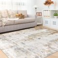 thumbnail image 3 of Famibay 5x8 Area Rug Washable Neutral Rugs for Living Room Thin Low Pile Bedroom Carpet Modern Abstract Carpet Rugs for Living Room Bedroom Entrance(, 3 of 7
