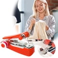 thumbnail image 4 of Agiferg Machine à Coudre Portative Sans Fil Mini à Main pour Vêtements et Tissus, 4 of 9
