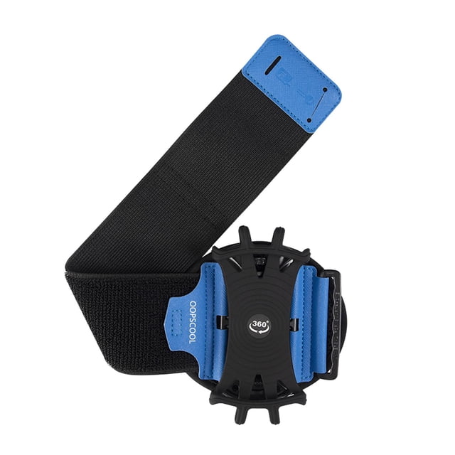 funtasica Running Armband for 11, Quick Mount Sport Arm Band, Detachable Wristband Blue