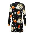 thumbnail image 4 of Honganda Cardigan Imprimé Halloween pour Femmes, Manteau Ample à Manches Longues, 4 of 6