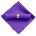 thumbnail image 2 of Napkins Cloth Washable, Purple Cloth Napkins, 18.9x18.9Inch Soft Cotton Dinner Napkins Cloth, Rustic Table Napkins, 6Pcs Reusable Table Napkin with Hemmed Edges, 2 of 7