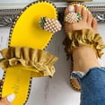 thumbnail image 1 of LSLJS Sandales d'Été pour Femmes Sandales Ananas pour Dames Sandales de Plage à entre-Doigt Pantoufles Boho Décontractées Chaussures de Plage, Pantoufles pour Femmes, 1 of 8