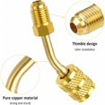 thumbnail image 3 of Adaptateur R410a à Forte Étanchéité, Bonne Étanchéité Assure une Performance Sans Fuite pour Charger le Réfrigérant R410a Sans Ouvrir les Tuyaux, Design Incliné à 45 Degrés Offre une Facilité d'Entretien, 3 of 5
