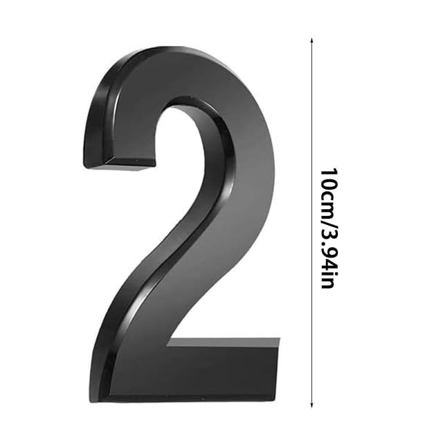 XZNGL Address Numbers for Houses,Gold Modern House Numbers Mailbox Numbers 0-9 Self-Adhesive Street Door Home Address Metal Numbers for Outside Or Inside Signs Easy Install