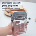 thumbnail image 4 of Overnight Oats Jars with Lid and Spoon, Leak-Proof 350ML Glass Containers for Breakfast Meal Prep, Portable Cereal Jars for DIY Oats Yogurt Salad Office Gym, 4 of 5