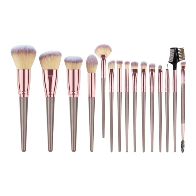 Makeup Brush Set 15 Makeup Brush Set Whitewash Brush Eyeshadow Brush Set Beauty Tools For Beginners Portable Full Set Of Tools For Ladies And Girls