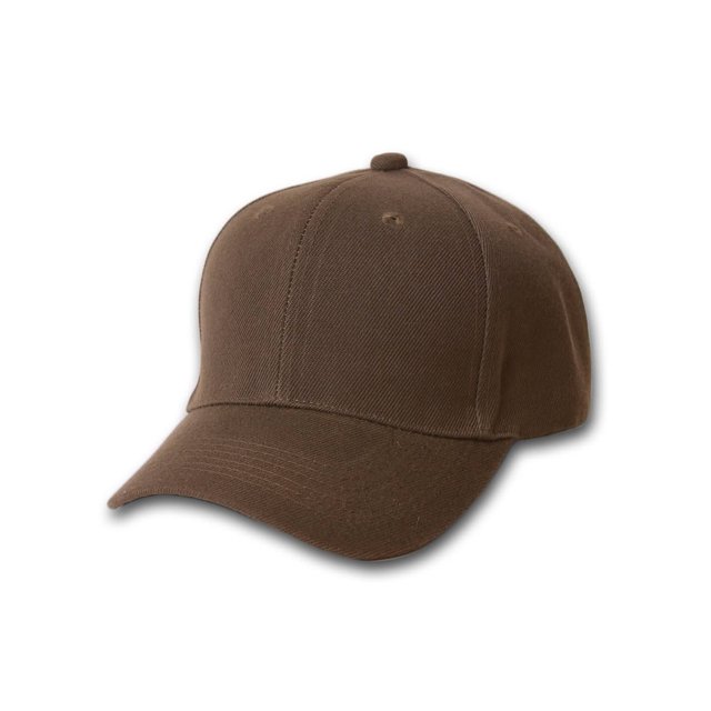 Casquette Ajustée Unie, Marron 7 1/2