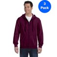 thumbnail image 1 of Gildan Sweat à Capuche Zippé Intégral 50/50 pour Hommes - G186 (Lot de 3), 1 of 1