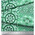 thumbnail image 1 of Soimoi Velvet Fabric Damask Patchwork Printed Fabric 1 Yard 58 Inch Wide, 1 of 3