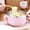 Pink, variant on Save Big! Stainless Steel Double Layer Insulated Fast Food Cup, Large Capacity Plastic Bowl with Lid for Instant Noodles, Soup, and Hot Food, Fast Food Cup for Kitchen