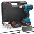 thumbnail image 2 of Heavy Cordless Handheld Hot Air Heating Machine Lithium Rechargeable Heating Equipment HighTemperature Power Tool with 3 Nozzles for Shrink Wrapping Heat Shrink Tube PVC, 2 of 7