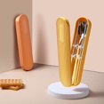 thumbnail image 4 of MesaSe 1 Ensemble Couverts Cuillère Fourchette Miroir de Qualité Alimentaire Bord Lisse Réutilisable Résistant à la Chaleur Cuillère Fourchette Baguettes Vaisselle avec Boîte de Rangement pour la Maison, 4 of 8