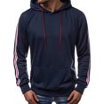 thumbnail image 1 of RXIRUCGD Chandails à Capuchon pour Hommes Automne et Hiver Mode Décontractée Sport Chandail Patchwork Chandail à Capuchon pour Hommes Veste Essentiels Chandail à Capuchon, 1 of 5