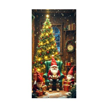 Christmas Decorations Indoor Merry Christmas Banner 36In Outdoor Indoor Welcome Sign Indoor Christmas Decorations