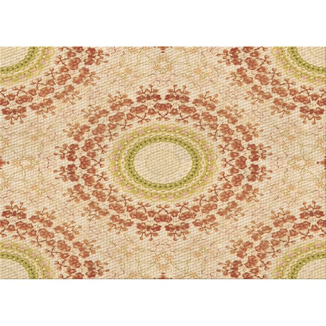 Ahgly Company Tapis d'Intérieur Rectangulaire Transitionnel Orange Lavable à la Machine, 2 Pieds x 4 Pieds