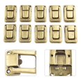 thumbnail image 4 of Bgsha 10PCS Retro Luggage Buckle Metal Lock Wooden Box Buckle Furniture Hardware, 4 of 9