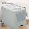 thumbnail image 3 of Kitten Toilet, Fully Enclosed Cat Litter Box Easy Cleaning  for Indoor, 3 of 7