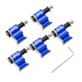 thumbnail image 2 of tredstone Bike Cable Guide Hydraulic Brake Line Holder Hose Wire Clips Clamps Blue, 2 of 9