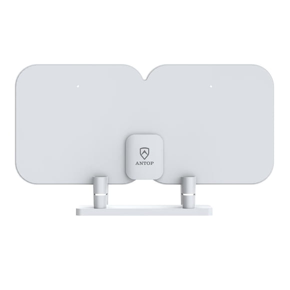 Antenne intérieur HDTV amplifié mince de ANTOP avec Smart Boost – 70 miles