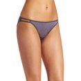 thumbnail image 1 of Vanity Fair Femmes Body Shine Illumination String Bikini, 8, Steele violet, 1 of 1