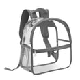 thumbnail image 2 of Dvkptbk Sac à Dos Clair Sac à Dos Transparent avec Fonction de Sac à Dos Visible pour Étudiant, Sac à Dos d'Extérieur, Sac de Rangement Multi PVC Fournitures Scolaires en Liquidation, 2 of 2