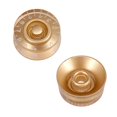 thumbnail image 2 of Luckyn 4 Pcs Multi Color LP Electric Guitar Volume Tone Knob Top Hat Speed Control Guitar Knobs Gold, 2 of 7
