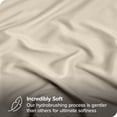 thumbnail image 2 of Bare Home 2-Pack Fitted Sheets - Premium 1800 Collection - Ultra-soft - Deep Pocket - Queen, Sand, 2 of 7