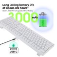 thumbnail image 3 of Mechanical Keyboard, Hot Swappable RGB Backlit Wireless Mechanical Keyboard USB C Wired BT 5.1 2.4Ghz Brown Switch  for PC Laptop, 3 of 7