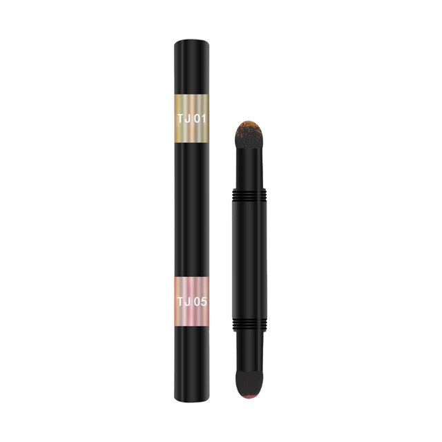 WIFKLSIIPG Double Headed Nail Powder for Nails Air Cushion Nail Powder Pen Nails Powder with Mirror Effect Manicure Cushion Magic Pen Gold and Silver Colored Sponge