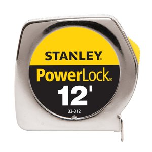 STANLEY PowerLock Mesure de bande, 12-Foot (33-212)
