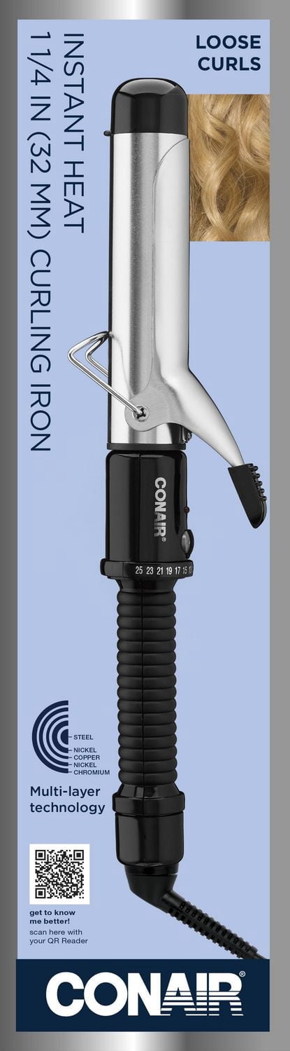 Conair 1-1/4" Instant Heat Ceramic Curling Iron