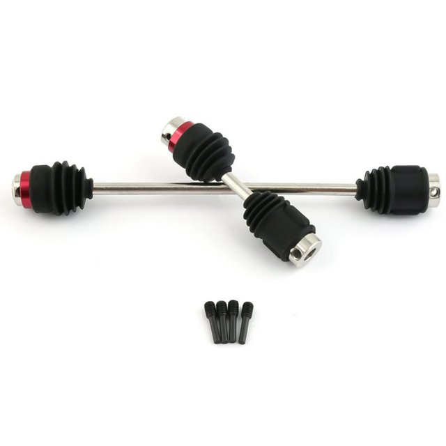 Estbridg Front + Rear Center Drive Shaft Upgrade Parts for Traxxas E-Revo VXL 2.0 RTR 4WD 1/10 RC Car Accessories Repair