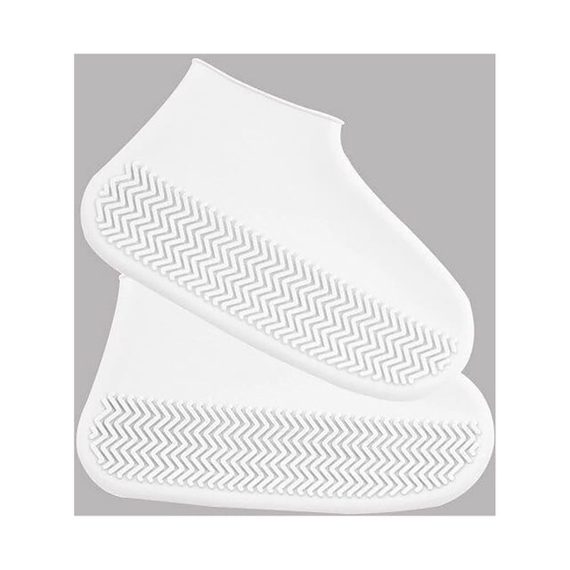Couvre-chaussures en Silicone Réutilisable Antidérapant Couvre-Chaussures de Pluie en Caoutchouc Unisexe Protecteurs de Chaussures Extérieur