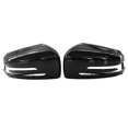 thumbnail image 1 of Arealer 1 Pair Rearview Mirror Cover Black Replacement for Benz E C-Class W212 W204 W221 2009-2013, 1 of 1